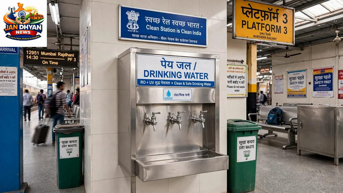 भारतीय रेलवे का बड़ा सफाई अभियान, स्टेशनों पर सुरक्षित पेयजल के लिए टैंक और फिल्टर सिस्टम की होगी सफाई