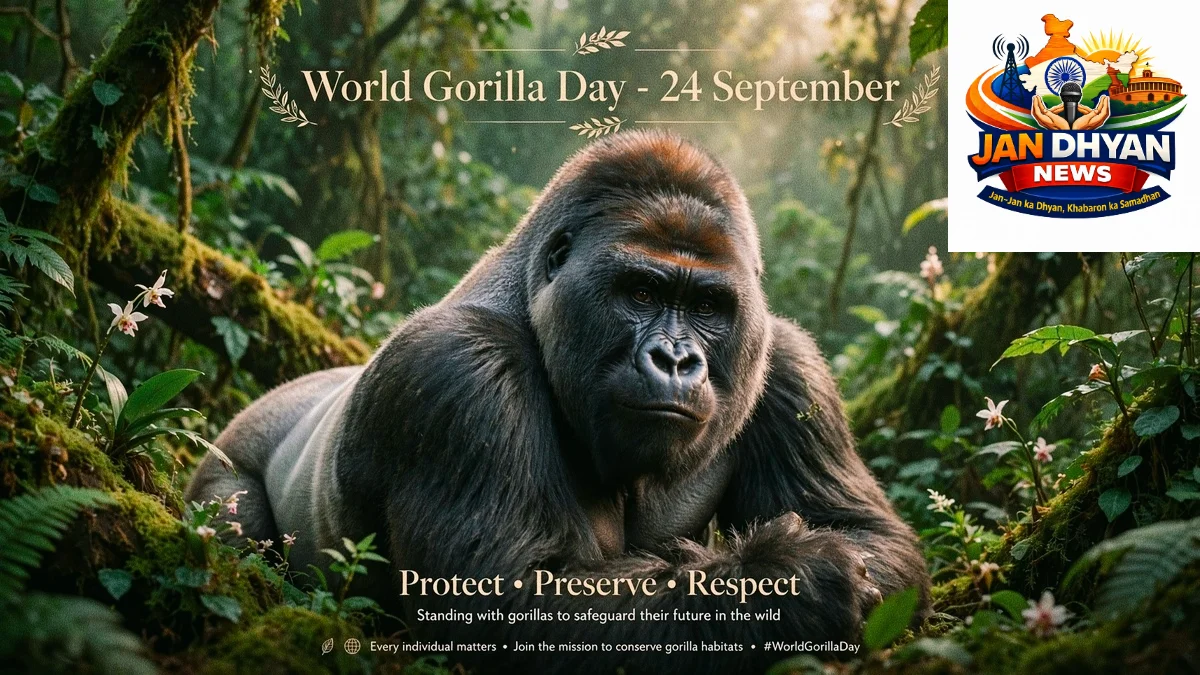 World Gorilla Day 2026: गोरिल्लाओं के संरक्षण और जंगल बचाने का संदेश, जानिए क्यों है खास