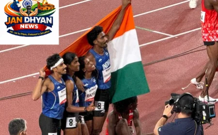 Asian Games 2026: भारत ने मिक्स्ड 4x400 मीटर रिले में जीता सिल्वर, बहरीन ने गोल्ड