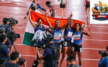 Asian Games 2026: भारत ने 4×400m रिले में जीता गोल्ड, विथ्या रामराज की मेडल हैट्रिक