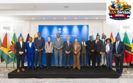 Jaishankar CARICOM Meeting: जयशंकर ने कैरिबियन देशों के विदेश मंत्रियों से की मुलाकात, सहयोग बढ़ाने पर जोर