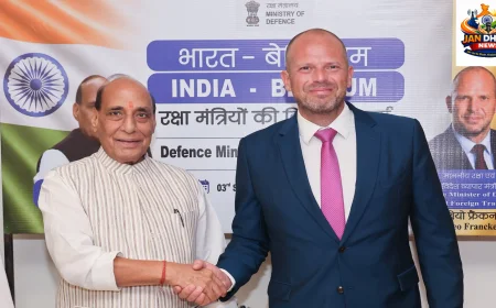India-Belgium Defence Deal: राजनाथ सिंह और थियो फ्रांकेन की अहम बैठक, रक्षा उद्योग में सहयोग बढ़ाने पर जोर