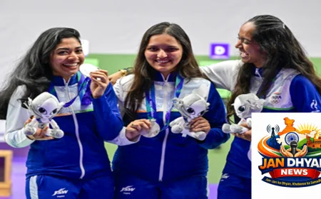 Asian Games 2026: भारत का पहला मेडल, 10 मीटर एयर राइफल टीम ने जीता सिल्वर