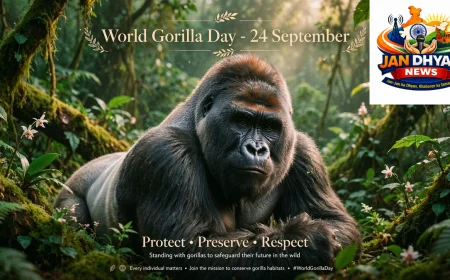 World Gorilla Day 2026: गोरिल्लाओं के संरक्षण और जंगल बचाने का संदेश, जानिए क्यों है खास