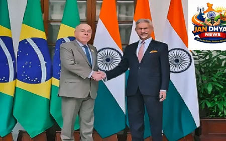 जयशंकर ने ब्राजील के विदेश मंत्री माउरो विएरा से की मुलाकात, BRICS 2026 पर भी चर्चा