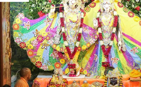 जन्माष्टमी के रंग में रंगी मथुरा-द्वारका, रोशनी और भजनों से गूंज रहा ब्रज