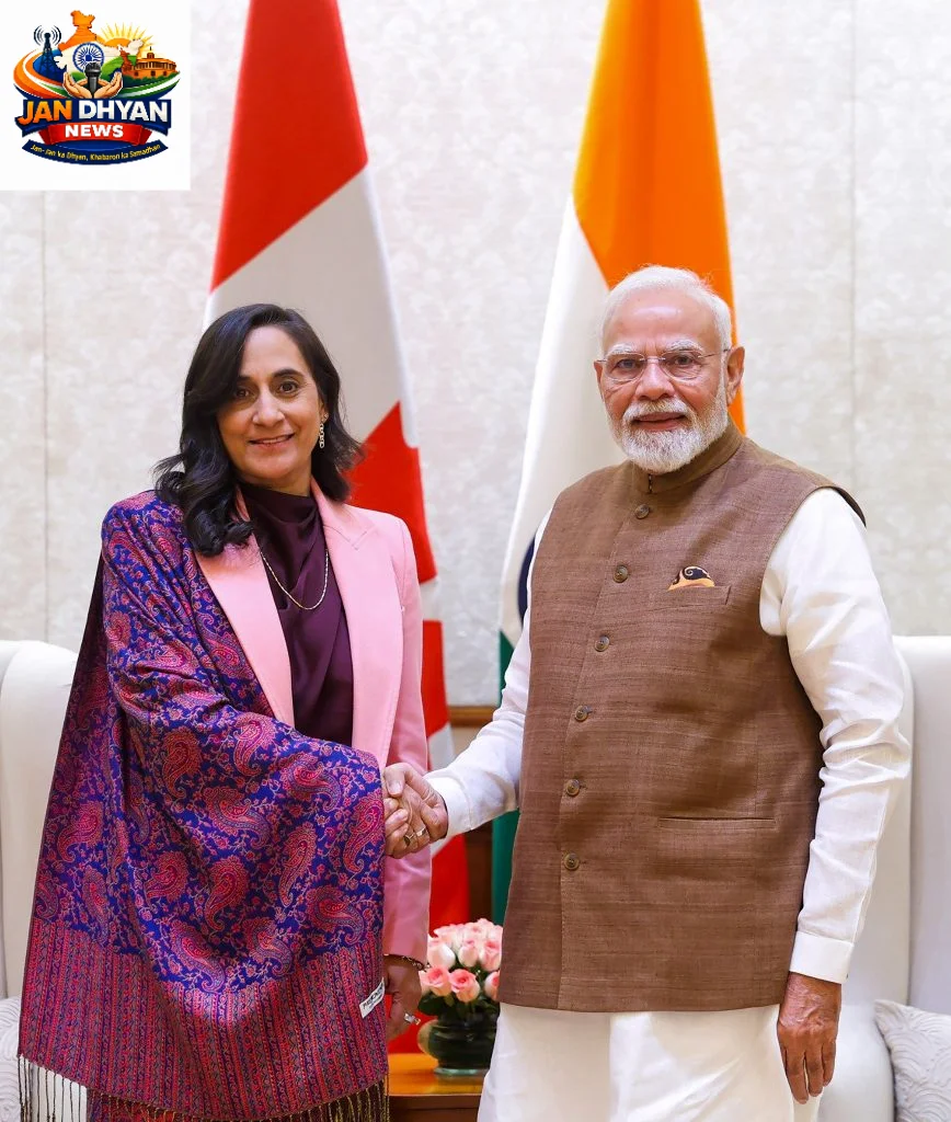 भारत-कनाडा संबंधों में नई गति, पीएम मोदी और जयशंकर से मिलीं अनीता आनंद