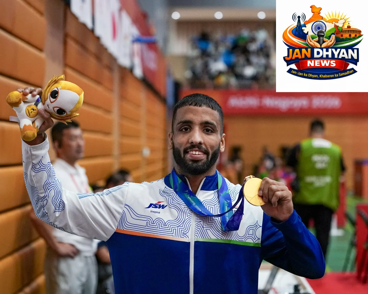 Asian Games 2026: सुजीत कलकल ने कुश्ती में जीता स्वर्ण, 2-9 से पिछड़ने के बाद शानदार वापसी