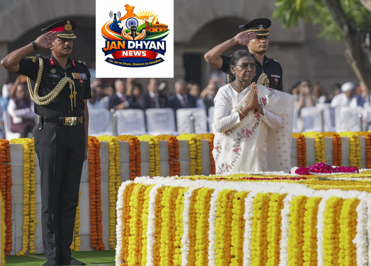 गांधी जयंती पर राष्ट्रपति मुर्मु और उपराष्ट्रपति ने दी श्रद्धांजलि, शास्त्री जी को भी किया नमन