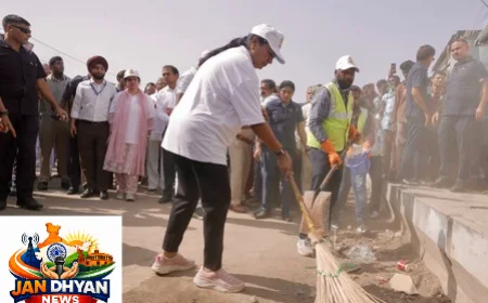 आजादपुर में CM रेखा गुप्ता ने किया श्रमदान, बोलीं- सफाई के लिए हर स्तर पर तय हो जिम्मेदारी