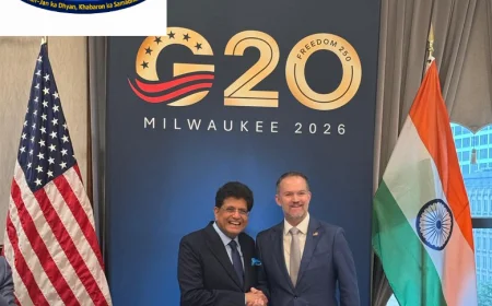 अमेरिका में G20 व्यापार मंत्रियों की बैठक शुरू, पीयूष गोयल ने किया भारत का प्रतिनिधित्व