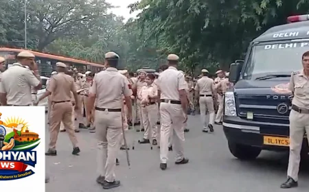 दिल्ली में सीजेपी प्रदर्शन से पहले हाई अलर्ट, हजारों जवान तैनात