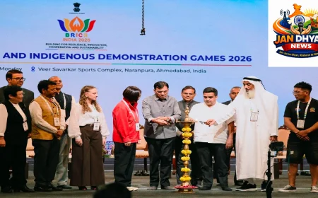 BRICS Traditional Sports 2026: अहमदाबाद में 10 देशों ने दिखाए पारंपरिक खेल