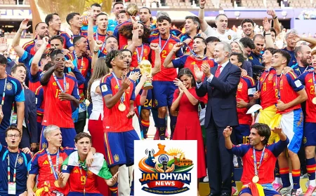 FIFA Ranking 2026: स्पेन नंबर-1 पर बरकरार, पुर्तगाल पांचवें और स्विट्जरलैंड 12वें स्थान पर