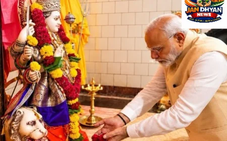 नवरात्रि के पांचवें दिन PM मोदी ने मां स्कंदमाता को किया नमन