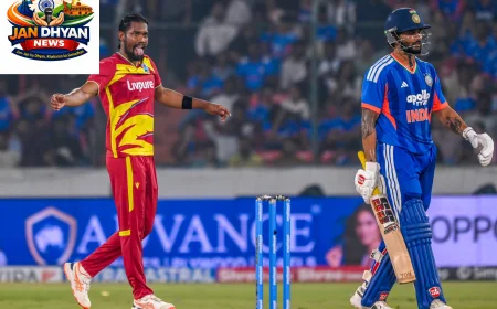 IND vs WI 4th T20: वेस्टइंडीज ने भारत को 24 रन से हराया, सीरीज 2-2 से बराबर